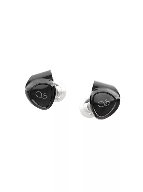 SHANLING MG100 - Single Dynamic Driver In-ear Monitor Earphones with Silver Plated Copper MMCX Cable - Black