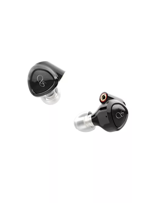 SHANLING MG100 - Single Dynamic Driver In-ear Monitor Earphones with Silver Plated Copper MMCX Cable - Black