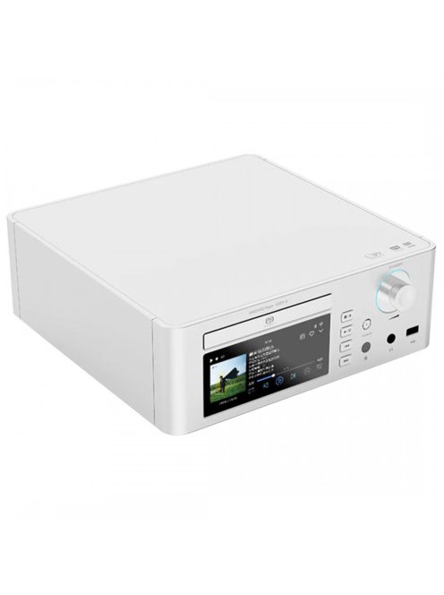 SHANLING SCD1.3 - Desktop SACD Player DAC Headphone Amplifier Streamer WiFi Bluetooth 5 aptX HD LDAC 32bit 768kHz DSD512 - Silver