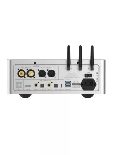   SHANLING SM1.3 - Desktop Streamer DAC Headphone Amplifier WiFi Bluetooth 5.2 aptX HD LDAC MQA 32bit 768khz DSD512 - Silver