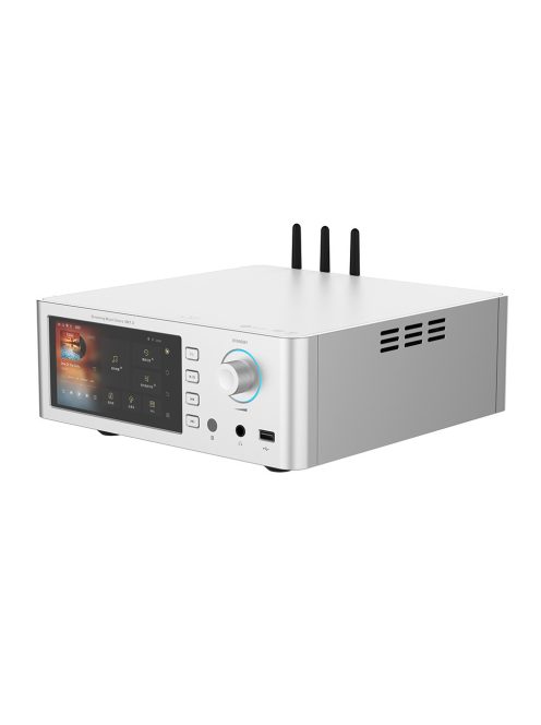 SHANLING SM1.3 - Desktop Streamer DAC Headphone Amplifier WiFi Bluetooth 5.2 aptX HD LDAC MQA 32bit 768khz DSD512 - Silver