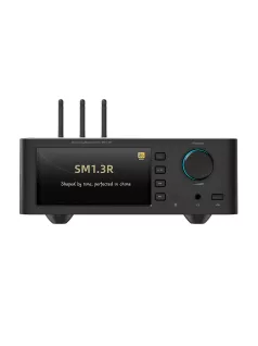  SHANLING SM1.3R - Desktop Streamer R2R DAC Headphone Amplifier WiFi Bluetooth 5.2 aptX HD LDAC MQA 32bit 768khz DSD512 - Black