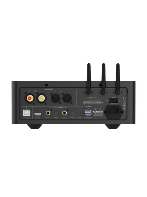 SHANLING SM1.3R - Desktop Streamer R2R DAC Headphone Amplifier WiFi Bluetooth 5.2 aptX HD LDAC MQA 32bit 768khz DSD512 - Black