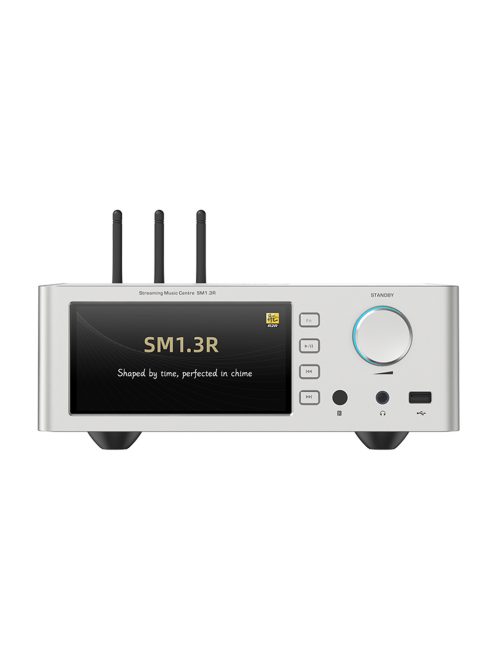 SHANLING SM1.3R - Streamer Desktop R2R DAC cu amplificare căști WiFi Bluetooth 5.2 aptX HD LDAC MQA 32bit 768khz DSD512 - Argint