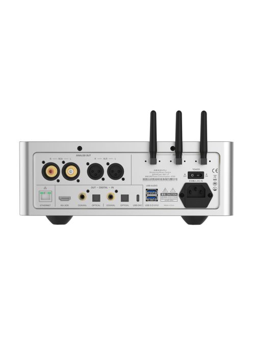 SHANLING SM1.3R - Streamer Desktop R2R DAC cu amplificare căști WiFi Bluetooth 5.2 aptX HD LDAC MQA 32bit 768khz DSD512 - Argint
