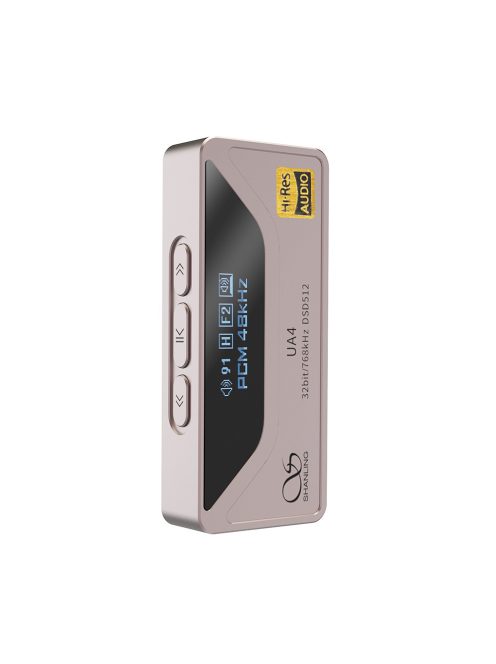 SHANLING UA4 - Portable DAC and Headphone Amplifier 32bit 768kHz DSD512 MQA - Titanium