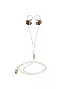   SIVGA AUDIO QUE UTG - Single Dynamic Driver In-ear Monitor Earphones with Flat Glass Diaphragm and Silver Plated Copper 2-Pin Cable