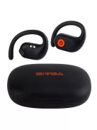 SIVGA AUDIO SO1 - Truly Wireless (TWS) On-ear Sports Earphones with Wireless Charging (Qi) Bluetooth 5.3 IPX5 - Black