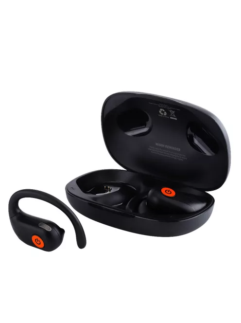 SIVGA AUDIO SO1 - Truly Wireless (TWS) On-ear Sports Earphones with Wireless Charging (Qi) Bluetooth 5.3 IPX5 - Black