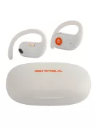 SIVGA AUDIO SO1 - Truly Wireless (TWS) On-ear Sports Earphones with Wireless Charging (Qi) Bluetooth 5.3 IPX5 - White