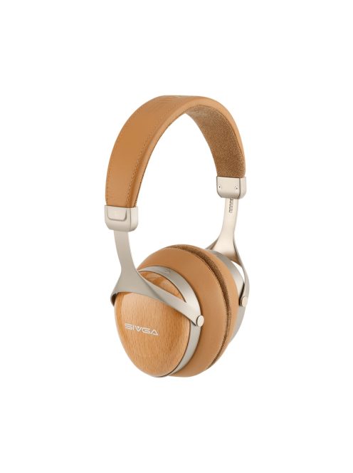SIVGA AUDIO SV021 PRO - Over-ear Closed-Back Dynamic Headphones with Detachable 3.5 mm Cable - Beecwood