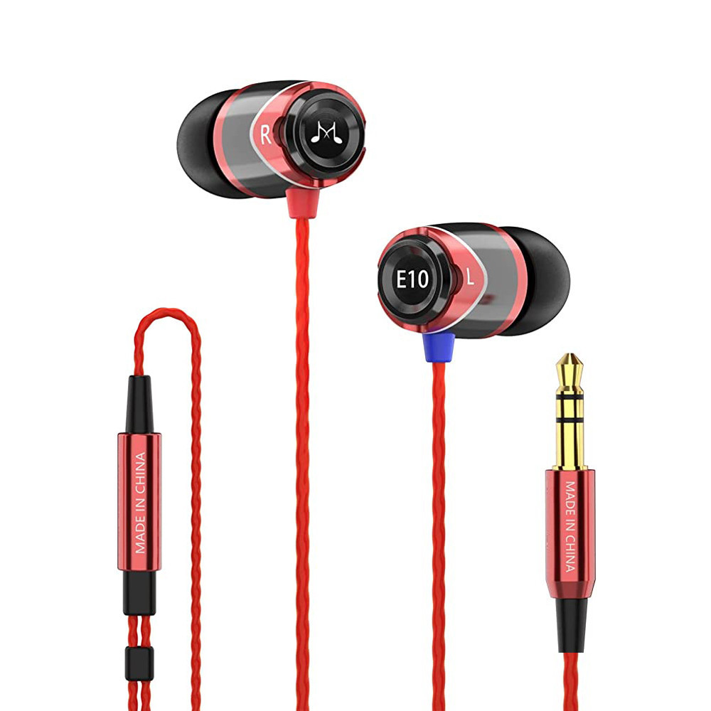 SOUNDMAGIC E10 Stereo high quality multi award winner In Ear headphones Red