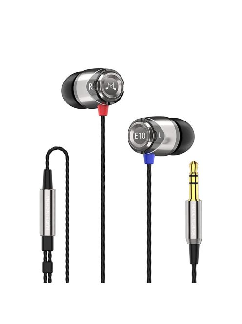 SOUNDMAGIC E10 - Stereo high quality multi award winner In-Ear headphones - Silver-Black