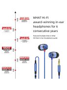 SOUNDMAGIC E10 - Stereo high quality multi award winner In-Ear headphones - Blue