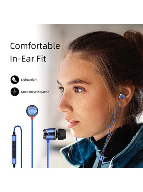 SOUNDMAGIC E10 - Stereo high quality multi award winner In-Ear headphones - Blue