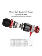 SOUNDMAGIC E10C  - Stereo high quality multi award winner In-Ear headphones with Mic. - Red