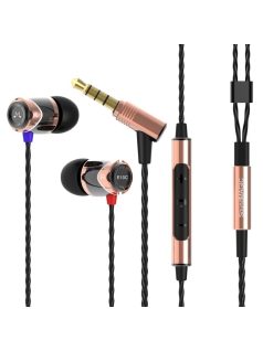   SOUNDMAGIC E10C  - Stereo high quality multi award winner In-Ear headphones with Mic. - Gold
