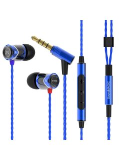   SOUNDMAGIC E10C  - Stereo high quality multi award winner In-Ear headphones with Mic. - Blue
