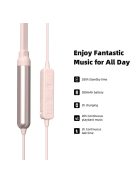 SOUNDMAGIC E11BT - High quality Bluetooth® 5.0 24 Bit DAC neckband In-Ear headphones, with extra long battery time - Pink