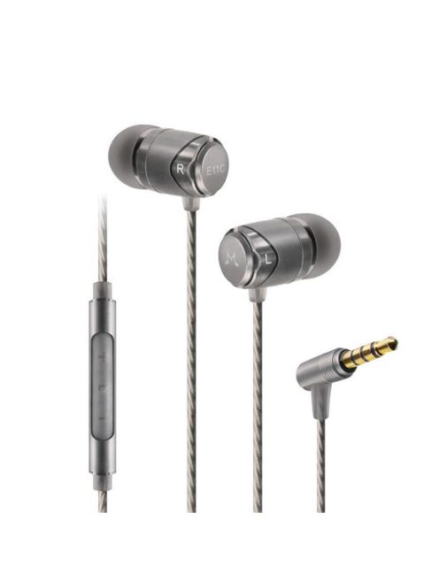 SOUNDMAGIC E11C - Stereo high quality precision In-Ear headphones with Mic. - Gunmetal