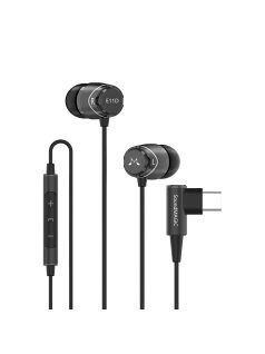   SOUNDMAGIC E11D - Stereo Type-C connector 24Bit DAC digital In-Ear headphones with Mic. - Black