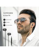 SOUNDMAGIC E11D - Stereo Type-C connector 24Bit DAC digital In-Ear headphones with Mic. - Black