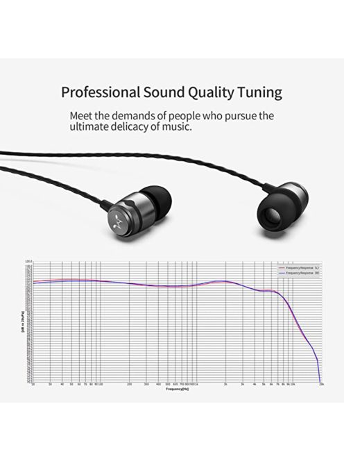 SOUNDMAGIC E50C - Stereo high quality In-Ear headphones for detailed music with Mic. - Gunmetal