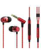 SOUNDMAGIC E50C - Stereo high quality In-Ear headphones for detailed music with Mic. - Red