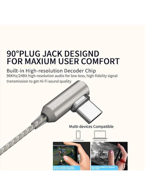 SOUNDMAGIC E80D - Single Dynamic Driver In-ear Earphone with Type-C Connector - Gunmetal