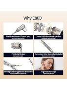 SOUNDMAGIC E80D - Single Dynamic Driver In-ear Earphone with Type-C Connector - Gunmetal