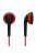 SOUNDMAGIC EP10 - Stereo earbud style headphones - Black-Red