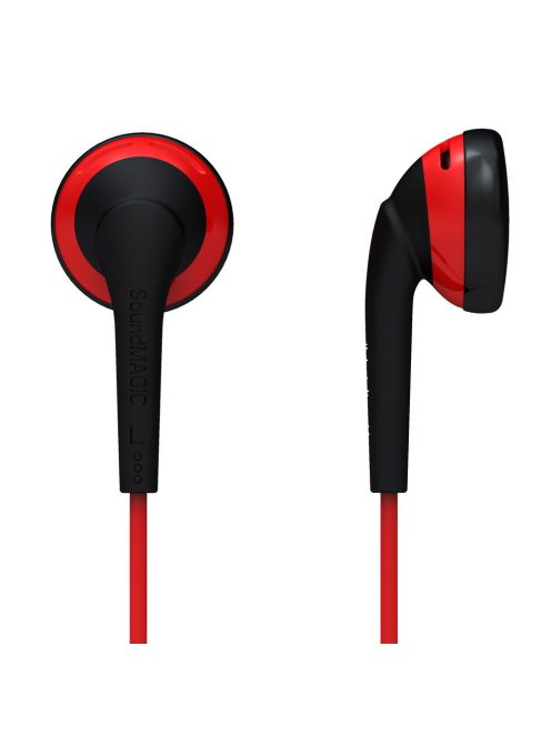 SOUNDMAGIC EP10 - Stereo earbud style headphones - Black-Red