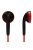 SOUNDMAGIC EP30 - Stereo musical sound earbud style headphones - Black-Red