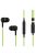 SOUNDMAGIC ES18S - Stereo excellent sounding In-Ear headphones with Mic. - Black-Green