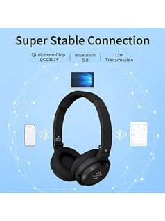   SOUNDMAGIC P23BT - On-Ear Bluetooth 5 Headphones with Mic Cable