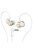 SOUNDMAGIC PL30+ - Stereo ultra comfy monitor style in-Ear headphones, with excellent sonic quality - White-Gold