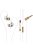 SOUNDMAGIC PL30+C - Stereo ultrabequeme In-Ear-Kopfhörer im Monitor-Stil, mit ausgezeichneter Klangqualität und Mikrofon - Weiß-Gold