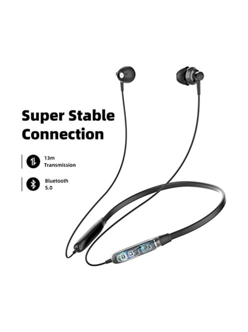 SOUNDMAGIC S20BT - Bluetooth neckband sports earphones with IPX6 rating - Black