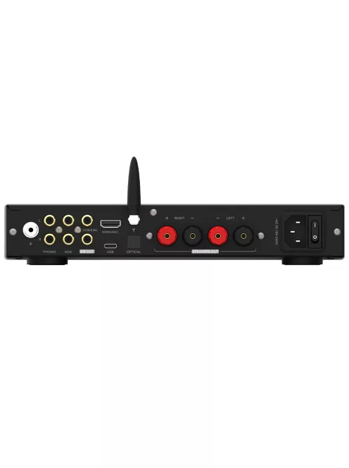 SMSL AL400 - Desktop Class D Integrated Amplifier and DAC 2x160W 4 Ohm Bluetooth MQA 32bit 768kHz LDAC aptX-HD eARC - Black