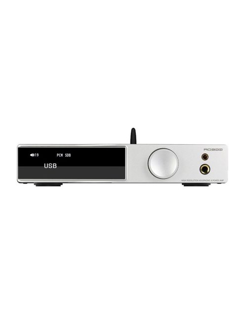 SMSL AO300 - Desktop DAC with Headphone and Stereo Amplifier Bluetooth aptX HD LDAC HDMI ARC 2.1 MQA-CD 32bit 768kHz DSD256 2x165W 4 Ohm - Silver