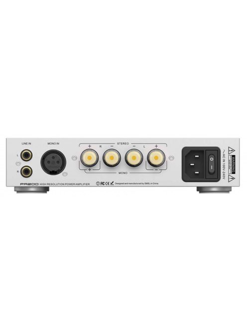 SMSL PA200 - Desktop Class D Stereo Integrierter und Mono-Leistungsverstärker 2x160W 4 Ohm / 1x400W 4 Ohm