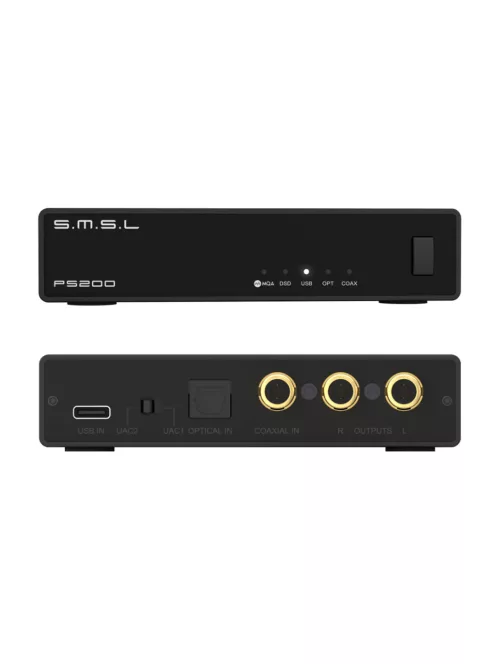 SMSL PS200 PRO - Compact Desktop MQA DAC 32bit 768kHz DSD512