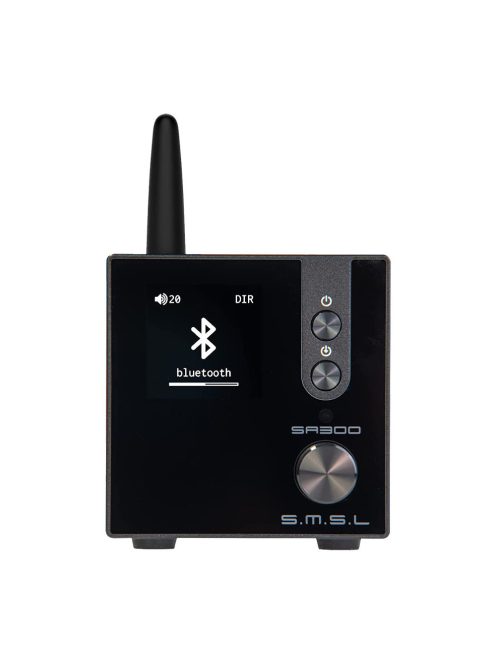 SMSL SA300 - Desktop Stereo Amplifier USB DAC and Bluetooth Connectivity - Black