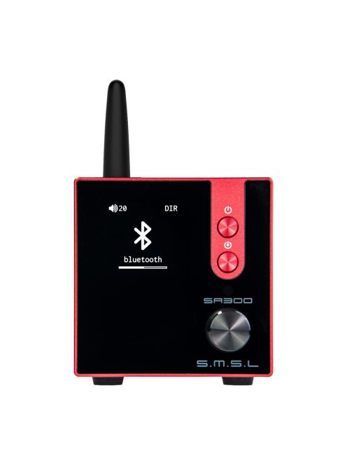 SMSL SA300 - Desktop Stereo Verstärker USB DAC und Bluetooth-Konnektivität - Rot
