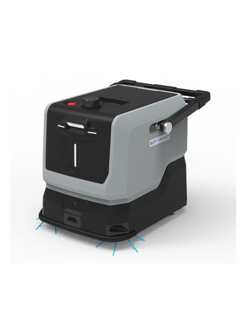 SPARKOZ TN10PRO - Small Autonomous Industrial Cleaning Robot with Dual Cylindrical Brush and Automatic Charging Station