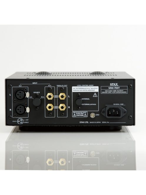 STAX SRM-700T AMPLIFIER - Premium Desktop Amplifier for STAX and Other Electrostatic Headphones - Silver