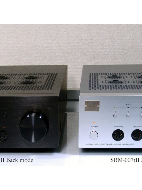 STAX SRM-700T AMPLIFIER - Premium Desktop Amplifier for STAX and Other Electrostatic Headphones - Silver