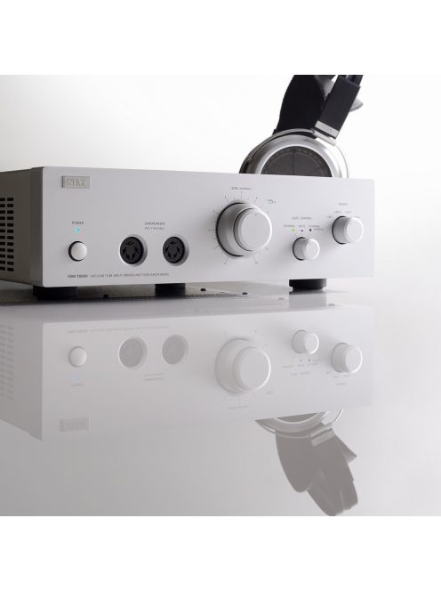 STAX SRM-T8000 AMPLIFIER - High-end Desktop Amplifier for STAX and Other Electrostatic Headphones - Silver