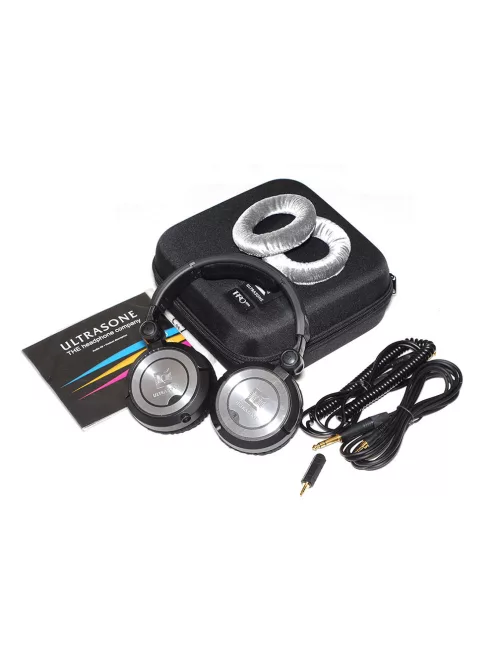 ULTRASONE PRO 900I - Professional high quality headphones with custom Titanium driver, featuring S-Logic Plus® natural surround, and ULE electromagnetic radiation filtering technology.