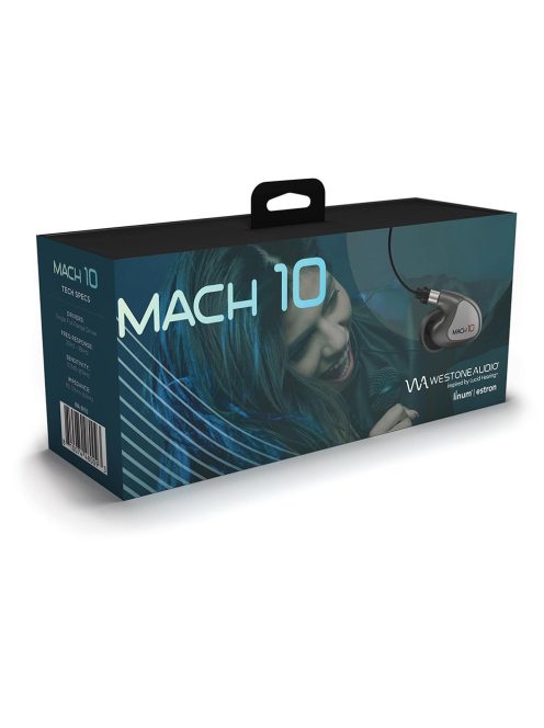 WESTONE AUDIO MACH 10 - Single BA driver In-ear Monitor Earphones with Linum BaX T2 cable